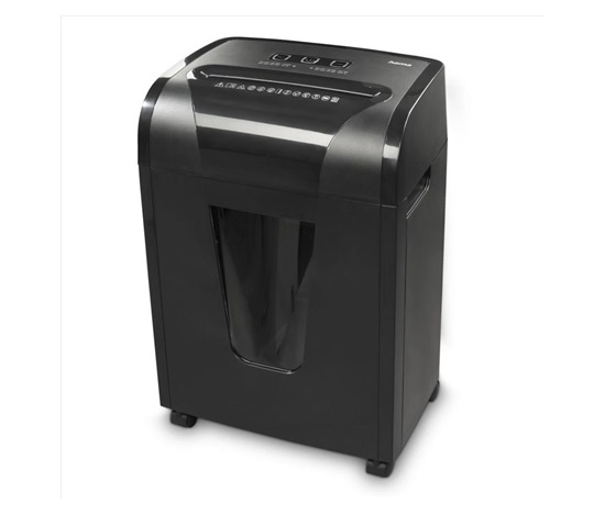 <p>Hama Premium M10+, skartovačka, micro rez, 10 listov, stupeň utajenia P5, 20 l</p>