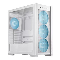 BAZAR - ASUS case TUF GAMING CASE (GT302) TG, Mid Tower, 4x 140mm ARGB Fan, bílá - Poškozený obal (Komplet)