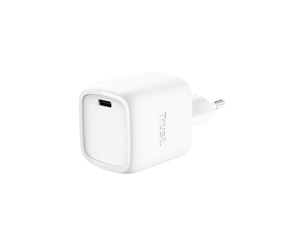 TRUST napájecí adaptér MAXO 30W, USB-C, bílá