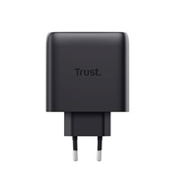TRUST GaN Nabíječka MAXO 65W 2-Port, USB-C, černá