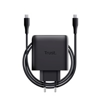 TRUST GaN Nabíječka MAXO 65W 2-Port, USB-C, černá