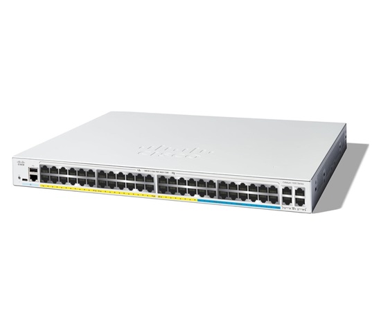 Cisco Catalyst switch C1300-48MGP-4X (32xGbE,16x2,5GbE,4xSFP+,48xPoE+,740W) - REFRESH