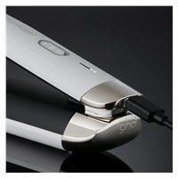 GHD Unplugged žehlička na vlasy, bezdrátová, USB-C, automatické vypnutí, bílá