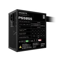 GIGABYTE zdroj P550SS, 550W, 80+ Silver, 120mm, ATX 3.0, černá