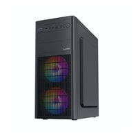 1stCOOL skříň JAZZ 6, micro tower, AU, USB 3.0, bez zdroje, černá