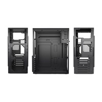 1stCOOL skříň JAZZ 6, micro tower, AU, USB 3.0, bez zdroje, černá