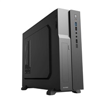 1stCOOL skříň COMPACT 1, Micro Tower, AU, USB 3.0, USB-C, CR, 1x 80mm Fan, černá