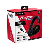 HyperX Cloud III S Wireless Black-Red Gaming Headset