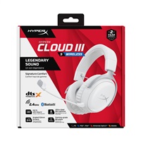 HyperX Cloud III S Wireless White Gaming Headset