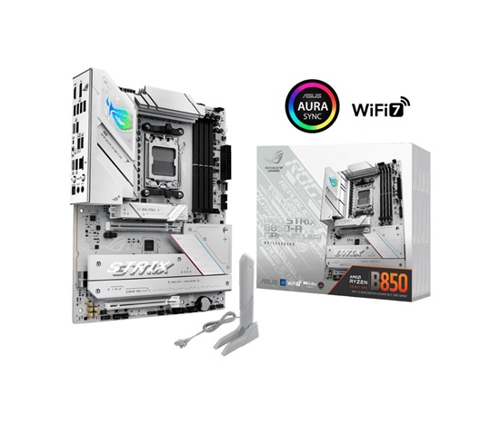 BAZAR - ASUS MB Sc AM5 ROG STRIX B850-A GAMING WIFI, AMD B850, 4xDDR5, 1xDP, 1xHDMI, WiFi, ATX - Poškozený obal (Komplet