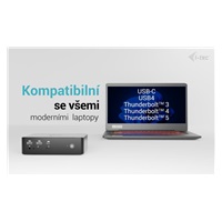 i-tec Thunderbolt 5 Quattro Display Docking Station, Power Delivery 140W