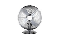 Orava SF-100 X stolní oscilující ventilátor, 3 stupně rychlosti, oscilace doprava a doleva, stříbrná
