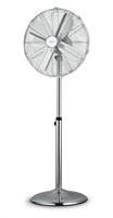 Orava SF-200 X stojanový kovový ventilátor, 3 stupně rychlosti, automatické otáčení, stříbrná