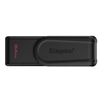 Kingston Flash Disk 64GB USB3.2 Gen 1 DataTraveler Exodia S (Black)