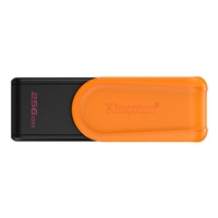 Kingston Flash Disk 256GB USB3.2 Gen 1 DataTraveler Exodia S (Black + Orange)