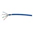 FTP kabel PlanetElite, Cat6A, drát, 4pár LS0H, Dca, stíněný, modrý, 500m