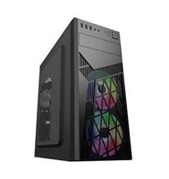 EUROCASE skříň ML N6-560B, ATX, 2x USB-A, 2x 120mm ARGB Fan, černá