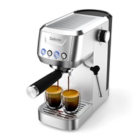 Salente Coffio, pákový kávovar, nerez