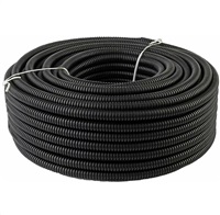 Chránička na kabel (husí krk) 25mm s podélným řezem, balení 100m