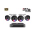 BAZAR iGET HOMEGUARD HGNVK88504 - PoE 4K UltraHD NVR CCTV 8CH + 4x kamera - poškozený obal