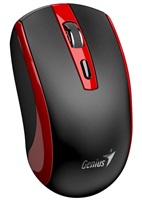 GENIUS myš ECO-8150/ 1200 dpi/ bezdrátová/ dobíjecí/ Copilot/ černo-červená