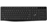 GENIUS klávesnice KB-7200, bezdrátová 2,4GHz, Mini-receiver, Copilot, CZ+SK layout, černá