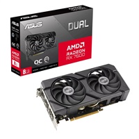 ASUS VGA AMD Radeon RX 7600 DUAL 8GB EVO OC, 8GB GDDR6, 3xDP, 1xHDMI