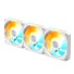 GIGABYTE ventilátor EZ CHAIN FAN 3-PACK, 3x120mm, bílá
