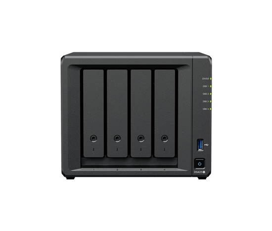 Synology DS425+ DiskStation (4C/CeleronJ4125/2,0-2,7GHz/2GBRAM/4xSATA/2xM.2/2xUSB3.2/1xGbE/1x2,5GbE)