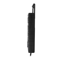Solight přepěťová ochrana, 8z, USB A+CA, 2m, černá