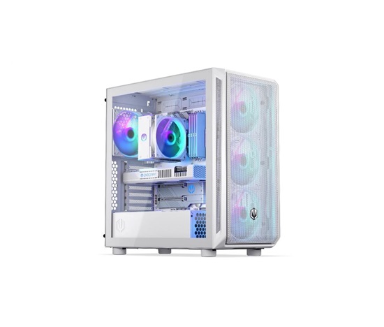 ENDORFY Case Arx 700 ARGB, Průhledná bočnice, ATX, 4x140mm ARGB Fan, bílá