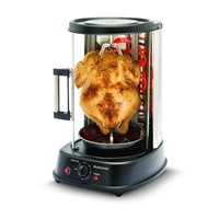 Rohnson vertikální gril, 1500 W, odkapávací miska, objem 21 litrů
