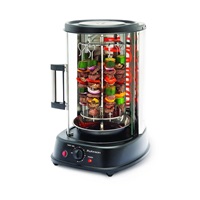 Rohnson vertikální gril, 1500 W, odkapávací miska, objem 21 litrů