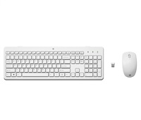 Kombinácia bezdrôtovej myši a klávesnice HP 230 (biela) WW - bezdrôtová klávesnica a myš