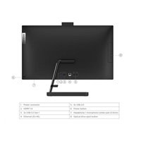 LENOVO PC IdeaCentre AIO 3 24ALC6 - AMD Ryzen 5 7430U,23.8" FHD IPS,16GB,1TBSSD,HDMI,Int. AMD Radeon,W11H,2Y CC