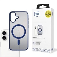 3mk ochranný kryt Frosty MagCase Blue pro Apple iPhone 17