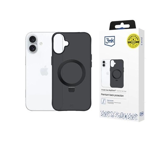 3mk ochranný kryt Smoke Case Mag&Stand pro Apple iPhone 17