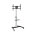 ALU pojízdný stojan Brateck FS44-46TW pro TV 37"-86" 50kg police