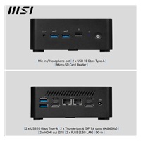 MSI PC Cubi Cubi NUC 1M-013BEU, Core5-120U, N/A, N/A SSD, No OS, Black