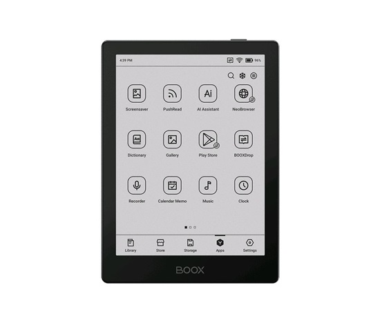 E-book ONYX BOOX GO 6, 6" Carta 1300, 32GB, Bluetooth, Android 11, E-ink displej