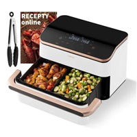 Cosori TF101S Dual blaze TwinFry 10l hozkovzdušná fritéza - bílá