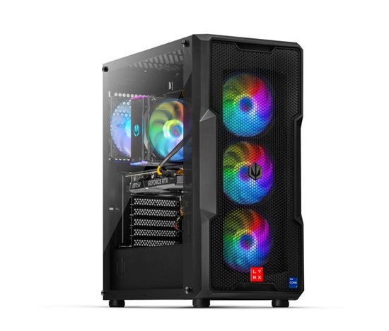 LYNX Challenger Ryzen 7 5700X 32GB 1T SSD NVMe RTX4070 12G W11 Home