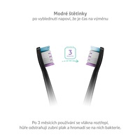 TrueLife SonicBrush Clean-series heads Sensitive black 2 pack