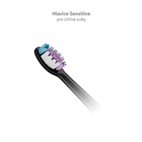 TrueLife SonicBrush Clean-series heads Sensitive black 8 pack