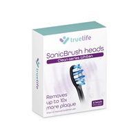 TrueLife SonicBrush Clean-series heads Whiten black 8 pack