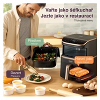 BAZAR - Cosori Turbo Tower Pro chytrá horkovzdušná fritéza 10,8l tm.šedá / pošk. obal