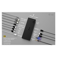 i-tec Thunderbolt4 3x Display Docking Station, Power Delivery 96W