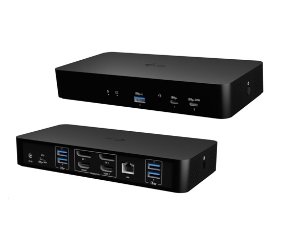 i-tec Universal Intelligent Dual Display Docking Station, Power Delivery 100W