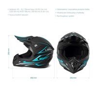 LAMAX CROSS HELMET XL