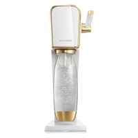 SodaStream Art výrobník sody, mechanický, 1l láhev, bombička s CO2, bílá / zlatá